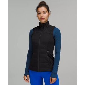 Lululemon Down For It All vest, black, size 14